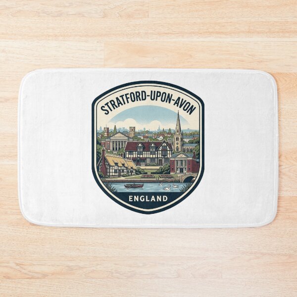 Item preview, Stratford-upon-Avon England Vintage Travel Badge designed and sold by k3rstman1.