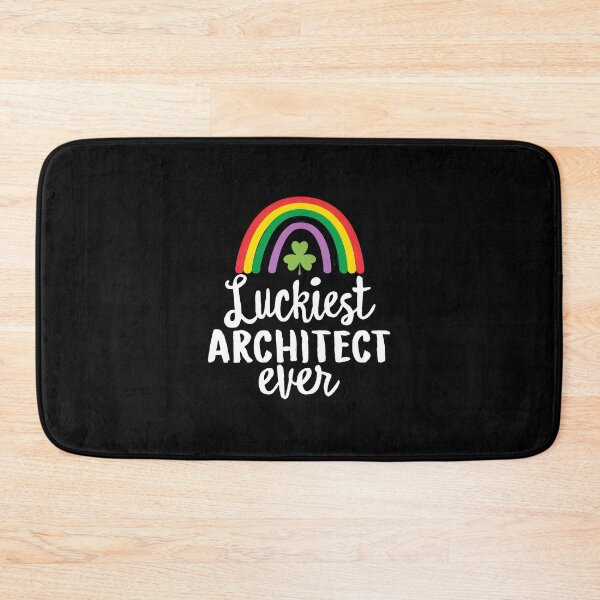 Item preview, Luckiest Architect Ever Rainbow Shamrock designed and sold by SantinoRasmu.
