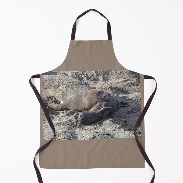 Item preview, Young Elephant Seal Pup with Mom designed and sold by CarolM.