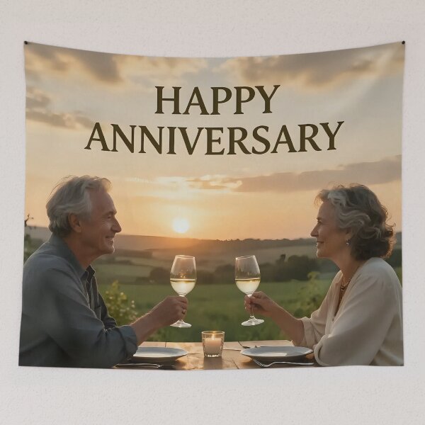 Item preview, Happy Anniversary – Romantic Wine Celebration designed and sold by Nomad-Maynard.