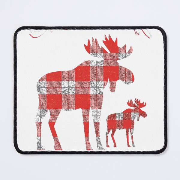 Item preview, Sister Moose Buffalo Plaid Moose Family designed and sold by lht6474.