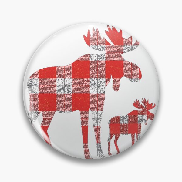 Item preview, Sister Moose Buffalo Plaid Moose Family designed and sold by lht6474.