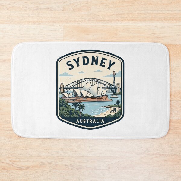 Item preview, Vintage Sydney Australia Harbour Bridge Travel Badge designed and sold by k3rstman1.