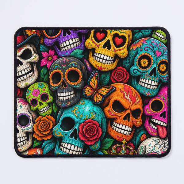Item preview, Vibrant Día de los Muertos Sugar Skull Collection designed and sold by JatCreative.