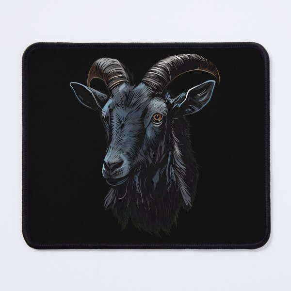 Item preview, Majestic Black Goat Head Art designed and sold by JasminWoodward.