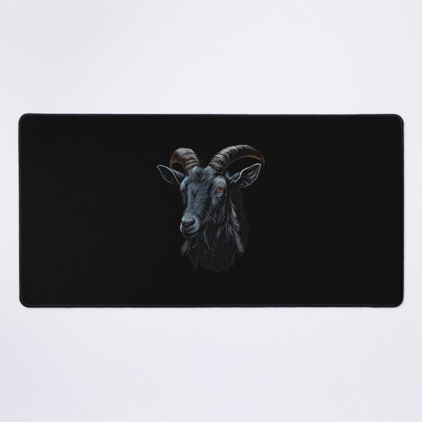 Item preview, Majestic Black Goat Head Art designed and sold by JasminWoodward.