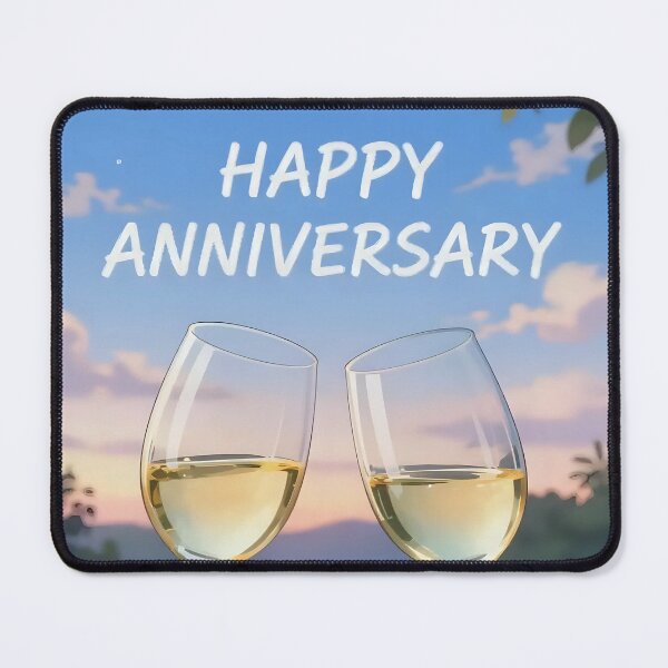 Item preview, Happy Anniversary – Romantic Wine Celebration designed and sold by Nomad-Maynard.