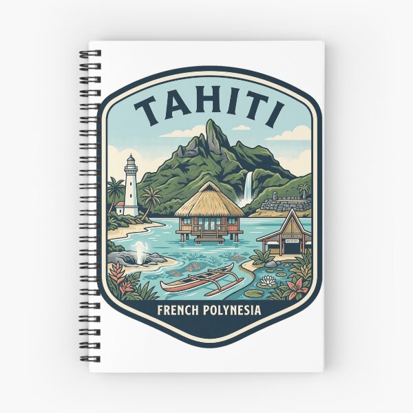 Item preview, Tahiti French Polynesia Vintage Travel Sticker designed and sold by k3rstman1.