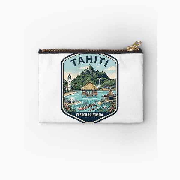 Item preview, Tahiti French Polynesia Vintage Travel Sticker designed and sold by k3rstman1.