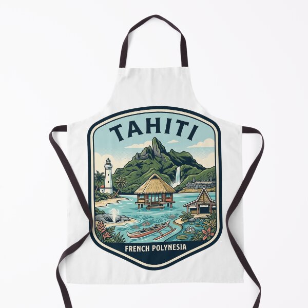 Item preview, Tahiti French Polynesia Vintage Travel Sticker designed and sold by k3rstman1.