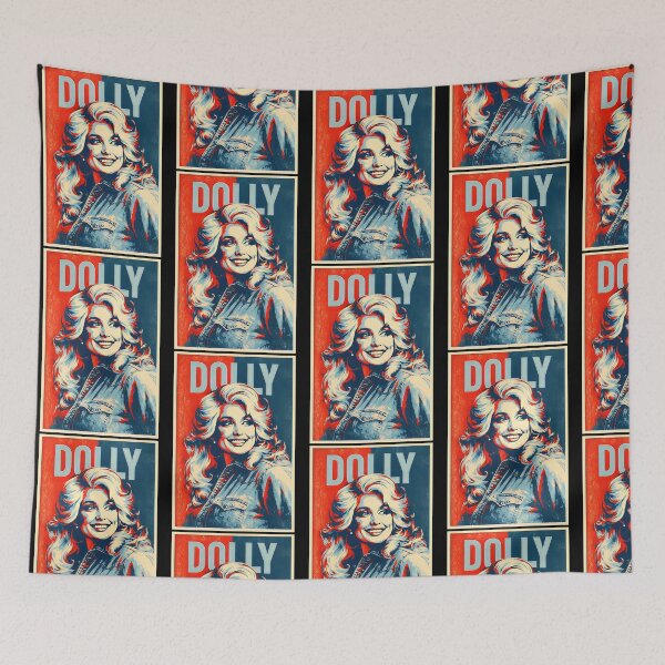 Item preview, Vintage Dolly Parton Portrait Poster Graphic 641 designed and sold by ONCEStudio.