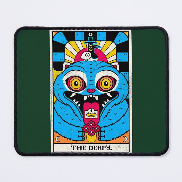 Item preview, Derpy Tiger Tarot Card Cute Blue Tiger Fortune Teller designed and sold by DreamWorksde.