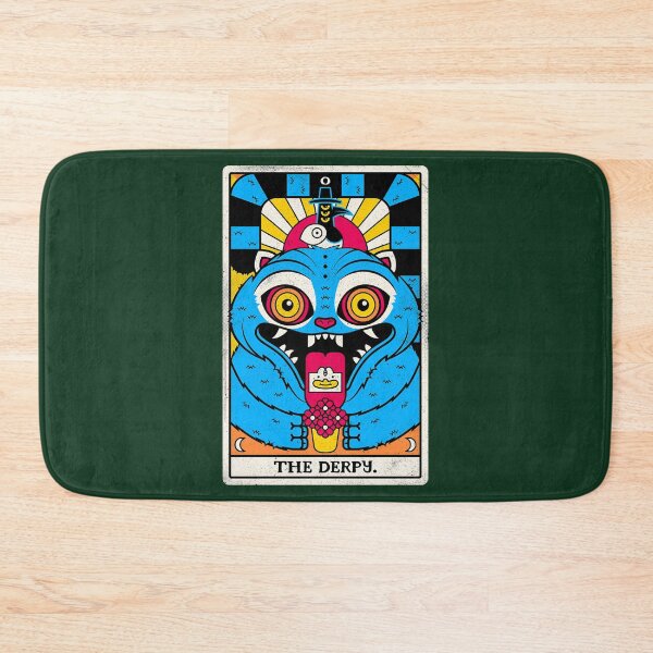 Item preview, Derpy Tiger Tarot Card Cute Blue Tiger Fortune Teller designed and sold by DreamWorksde.