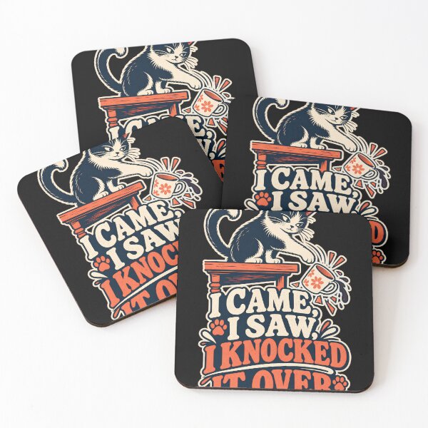 Item preview, Funny Cat Meme - Retro Vintage designed and sold by Feral Feline.