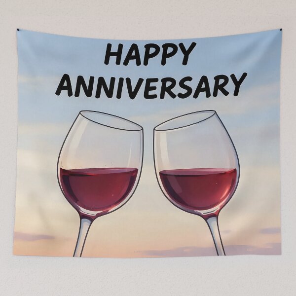 Item preview, Happy Anniversary – Romantic Wine Celebration designed and sold by Nomad-Maynard.