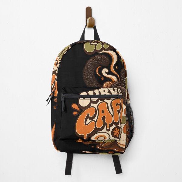 Item preview, Cat and Coffee - Retro Groovy designed and sold by Feral Feline.