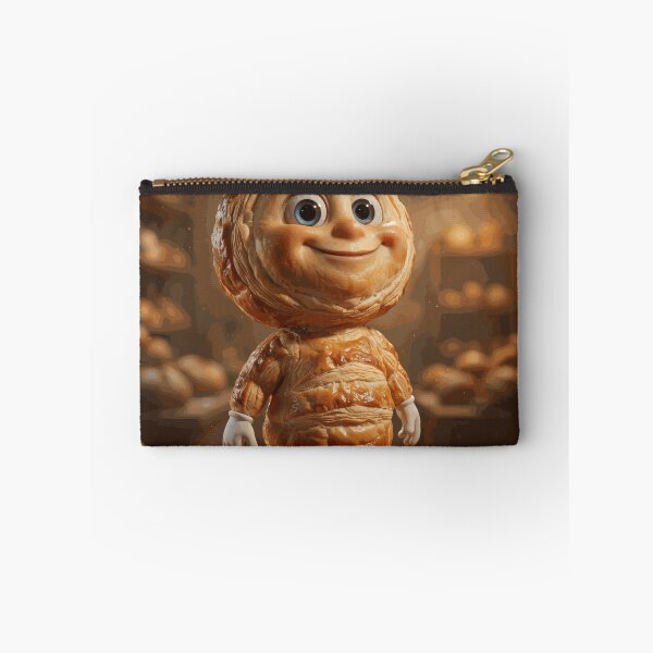 Item preview, Cute Croissant Bread Character in Cozy Bakery designed and sold by CaldWinslyQA.