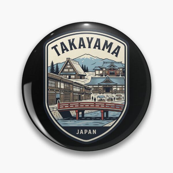 Item preview, Takayama Japan Vintage Travel Badge designed and sold by k3rstman1.