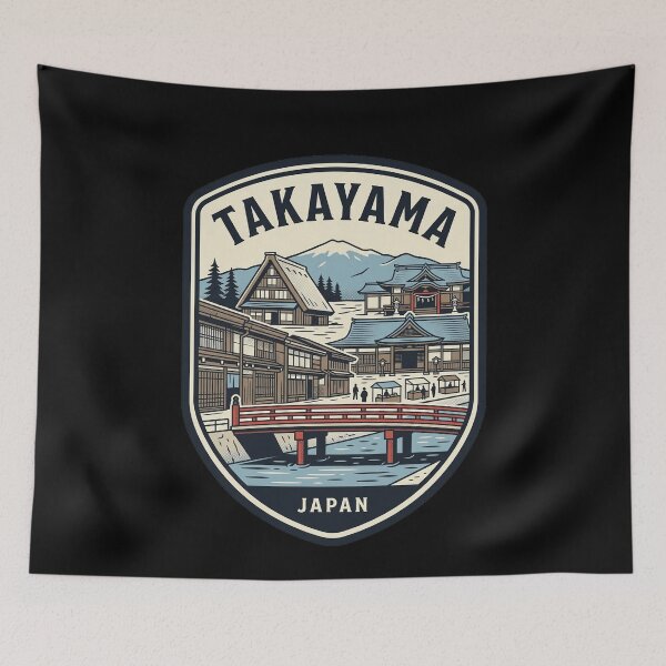 Item preview, Takayama Japan Vintage Travel Badge designed and sold by k3rstman1.