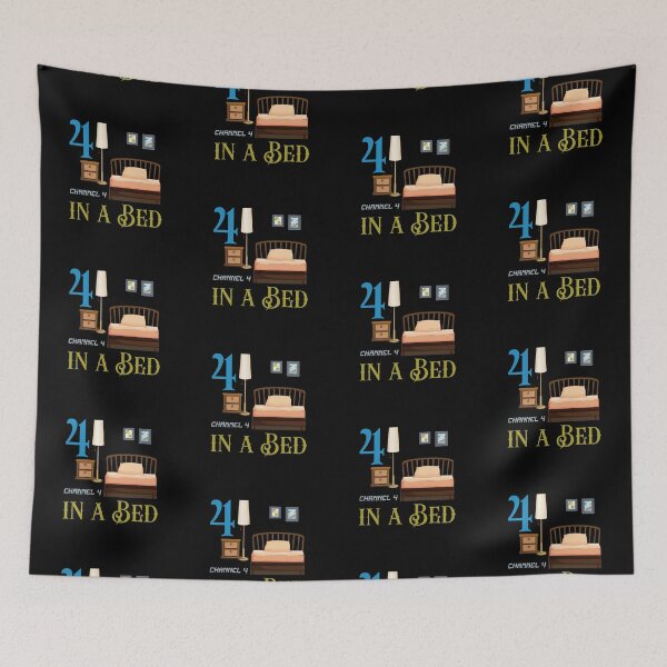 Item preview, 4 In A Bed (on Black) designed and sold by PawsitiveMum3.