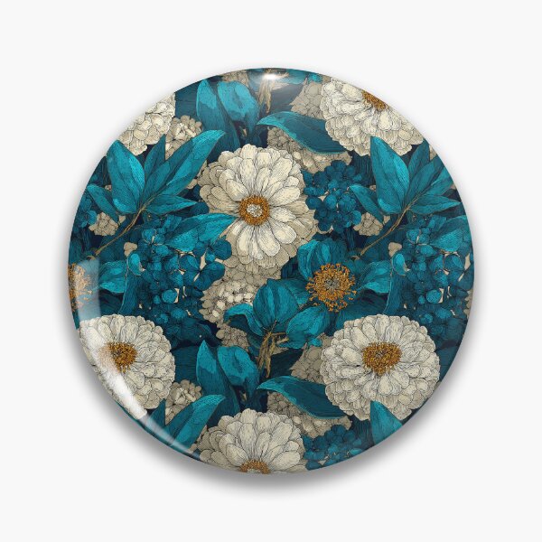 Item preview, Vibrant Zinnia Floral  - Birthday Flower Pattern - Gifts For Boyfriend designed and sold by RoyalStarsPatts.