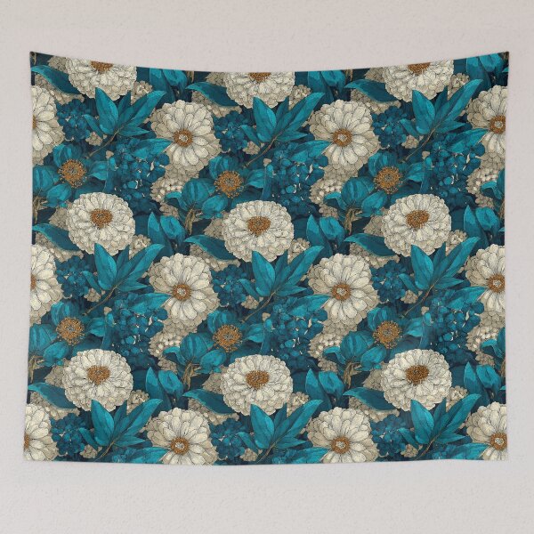 Item preview, Vibrant Zinnia Floral  - Birthday Flower Pattern - Gifts For Boyfriend designed and sold by RoyalStarsPatts.