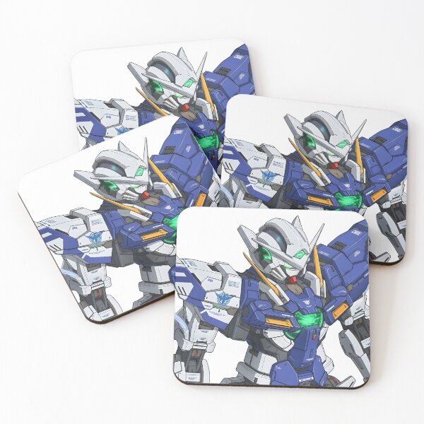 Item preview, clean design vector art GN-001 Gundam Exia artwork ink mecha design illustration full colour designed and sold by sabartgunpla.