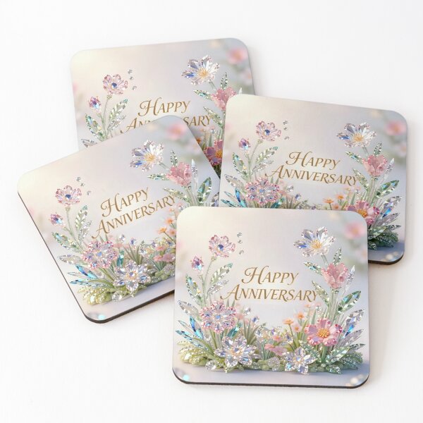 Item preview, Happy Anniversary – Romantic Spring Garden Love designed and sold by Nomad-Maynard.