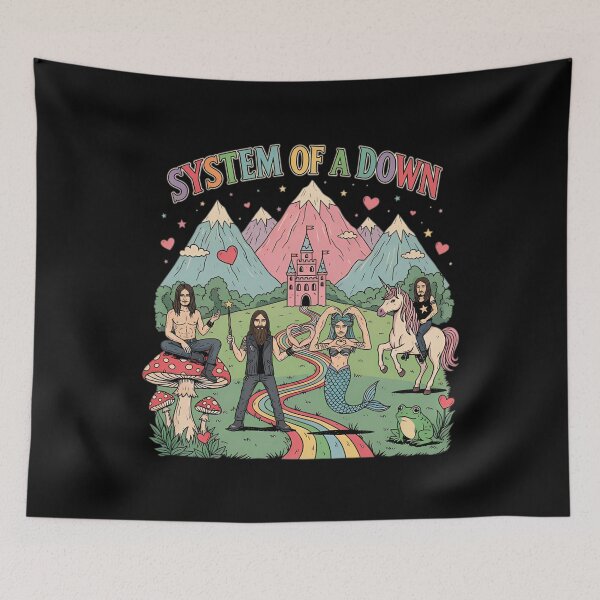 Item preview, System Of A Down Psychedelic Design designed and sold by HyphThonia.