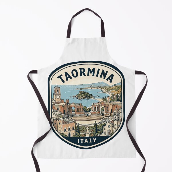 Item preview, Vintage Taormina Sicily Italy Travel Poster Emblem designed and sold by k3rstman1.