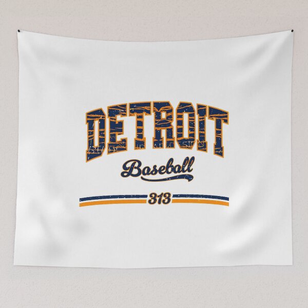 Item preview, Detroit Baseball 313 Vintage Graphic designed and sold by AdlynCainion19.