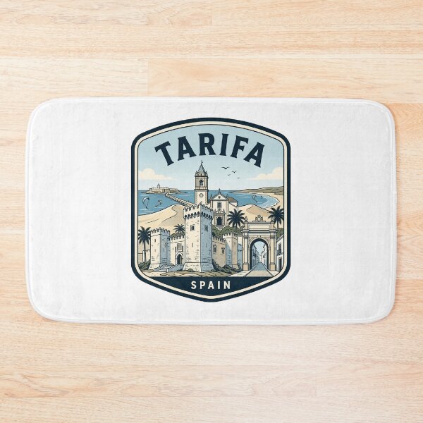 Item preview, Tarifa Spain Vintage Travel Poster Kitesurfing Beach designed and sold by k3rstman1.