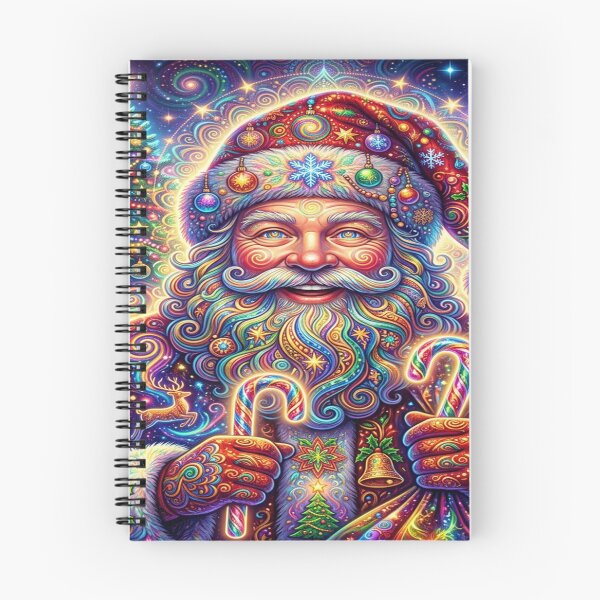 Item preview, Psychedelic Santa Claus in Vibrant Cosmic Wonderland designed and sold by Solomon-Ent-144.