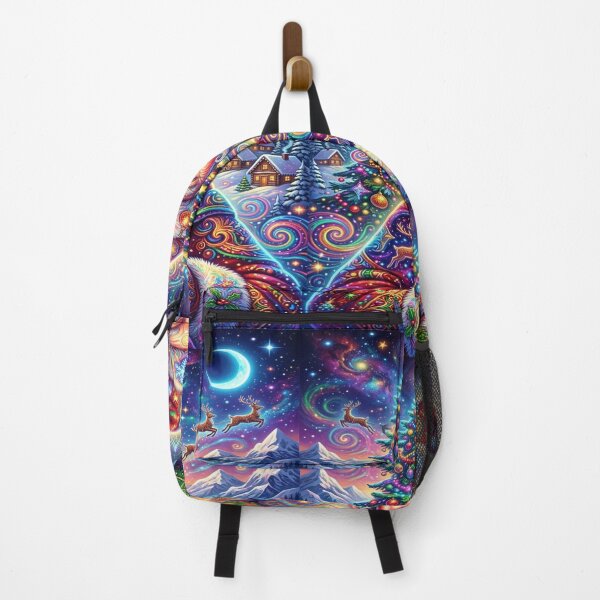 Item preview, Psychedelic Santa Claus in Vibrant Cosmic Wonderland designed and sold by Solomon-Ent-144.