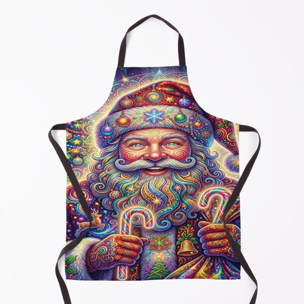 Item preview, Psychedelic Santa Claus in Vibrant Cosmic Wonderland designed and sold by Solomon-Ent-144.