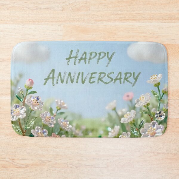 Item preview, Happy Anniversary – Romantic Spring Garden Love designed and sold by Nomad-Maynard.
