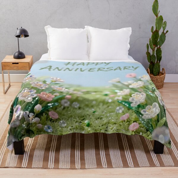 Item preview, Happy Anniversary – Romantic Spring Garden Love designed and sold by Nomad-Maynard.