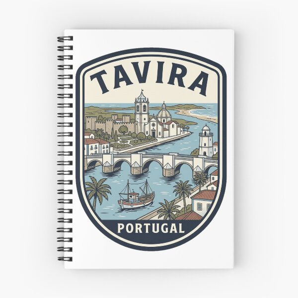 Item preview, Tavira Portugal Vintage Travel Badge designed and sold by k3rstman1.