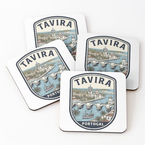Item preview, Tavira Portugal Vintage Travel Badge designed and sold by k3rstman1.