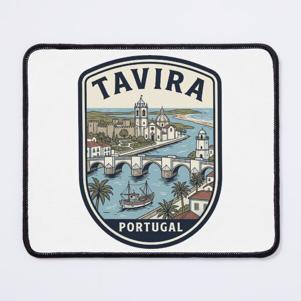 Item preview, Tavira Portugal Vintage Travel Badge designed and sold by k3rstman1.