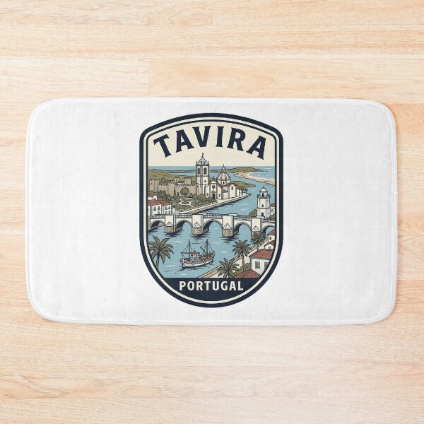 Item preview, Tavira Portugal Vintage Travel Badge designed and sold by k3rstman1.