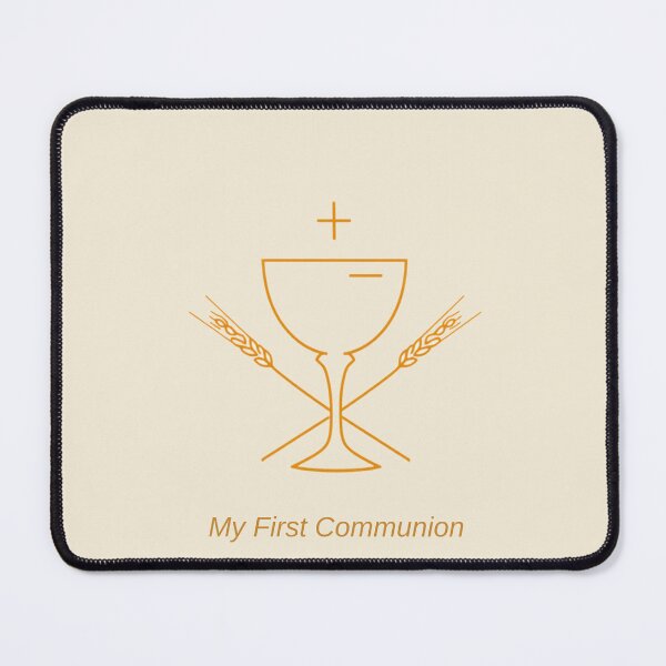 Item preview, My First Communion Chalice and Wheat designed and sold by cybercanvasmuse.