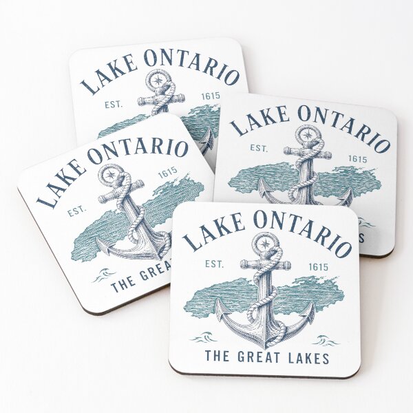 Item preview, Lake Ontario Great Lakes Anchor Vintage Nautical Design designed and sold by Abigaildixon92.