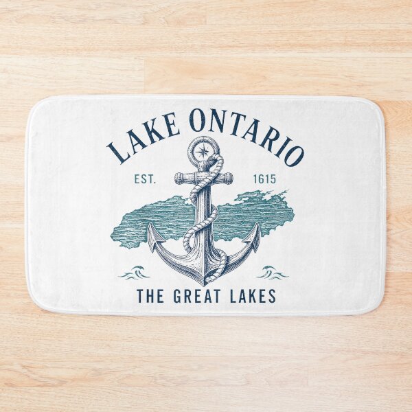 Item preview, Lake Ontario Great Lakes Anchor Vintage Nautical Design designed and sold by Abigaildixon92.