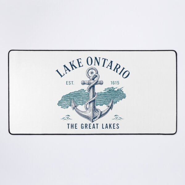 Item preview, Lake Ontario Great Lakes Anchor Vintage Nautical Design designed and sold by Abigaildixon92.