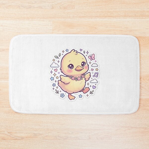 Item preview, Cute Kawaii Duckling Sticker – Anime Style Chibi Duck Decor designed and sold by Chipkooo.