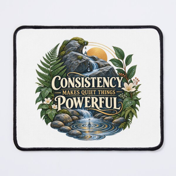 Item preview, Consistency Makes Quiet Things Powerful designed and sold by Mosslume Studio.