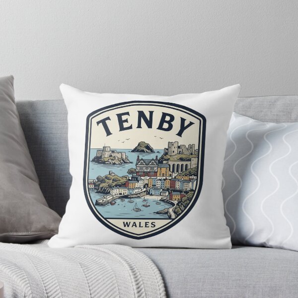 Item preview, Tenby Wales Vintage Coastal Harbor Travel Badge designed and sold by k3rstman1.