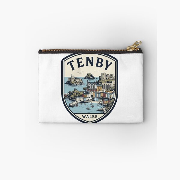 Item preview, Tenby Wales Vintage Coastal Harbor Travel Badge designed and sold by k3rstman1.