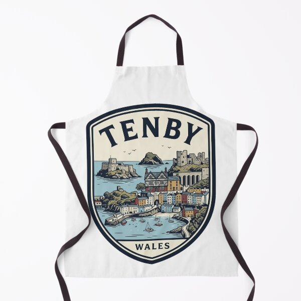 Item preview, Tenby Wales Vintage Coastal Harbor Travel Badge designed and sold by k3rstman1.